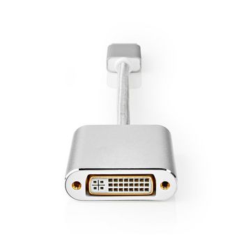 CCTB37250AL02 Displayport-kabel | displayport male | dvi-d 24+1-pins female | 1080p | verguld | 0.20 m | rond | ge Product foto