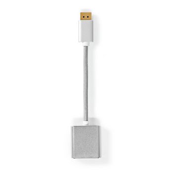 CCTB37250AL02 Displayport-kabel | displayport male | dvi-d 24+1-pins female | 1080p | verguld | 0.20 m | rond | ge