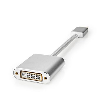 CCTB37250AL02 Displayport-kabel | displayport male | dvi-d 24+1-pins female | 1080p | verguld | 0.20 m | rond | ge Product foto