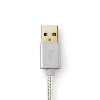 CCTB39300AL20 Lightning kabel | usb 2.0 | apple lightning 8-pins | usb-a male | 480 mbps | verguld | 2.00 m | rond Product foto