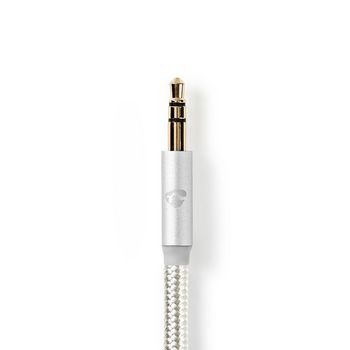 CCTB39940AL10 Lightning-adapter | apple lightning 8-pins | 3,5 mm male | verguld | 1.00 m | rond | nylon Product foto