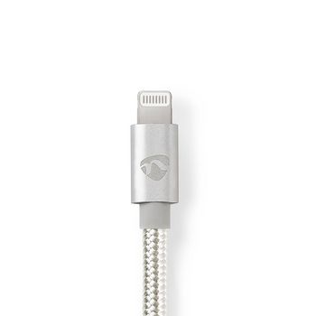 CCTB39940AL10 Lightning-adapter | apple lightning 8-pins | 3,5 mm male | verguld | 1.00 m | rond | nylon Product foto