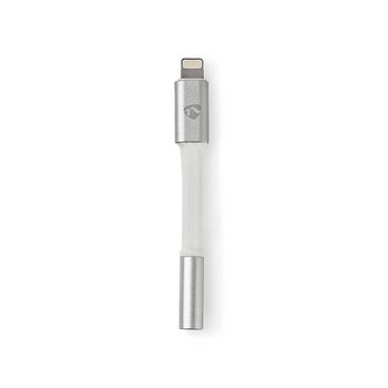 CCTB39950AL015 Lightning-adapter | apple lightning 8-pins | 3,5 mm female | verguld | 0.15 m | rond | aluminium Product foto