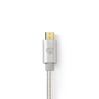 CCTB60500AL10 Usb-kabel | usb 2.0 | usb-a male | usb micro-b male | 15 w | 480 mbps | verguld | 1.00 m | rond | ge Product foto