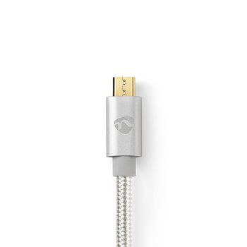 CCTB60500AL30 Usb-kabel | usb 2.0 | usb-a male | usb micro-b male | 10 w | 480 mbps | verguld | 3.00 m | rond | ge Product foto