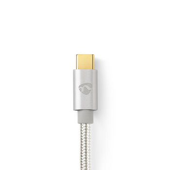 CCTB60600AL10 Usb-kabel | usb 2.0 | usb-a male | usb-c™ male | 15 w | 480 mbps | verguld | 1.00 m | rond | g Product foto