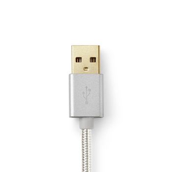 CCTB60600AL10 Usb-kabel | usb 2.0 | usb-a male | usb-c™ male | 15 w | 480 mbps | verguld | 1.00 m | rond | g Product foto