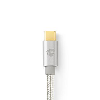 CCTB60600AL20 Usb-kabel | usb 2.0 | usb-a male | usb-c™ male | 15 w | 480 mbps | verguld | 2.00 m | rond | g Product foto