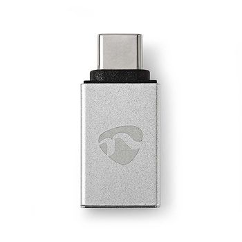 CCTB60915AL Usb-c™ adapter | usb 3.2 gen 1 | usb-c™ male | usb-a female | 5 gbps | rond | vernikkeld