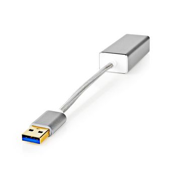 CCTB61950AL02 Usb-netwerkadapter | usb 3.2 gen 1 | 1 gbps | usb-a male | rj45 female | 0.20 m | rond | verguld | k Product foto