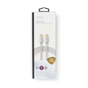 CCTB64700AL20 Usb-kabel | usb 3.2 gen 1 | usb-c™ male | usb-c™ male | 60 w | 4k@60hz | 5 gbps | vergul Verpakking foto