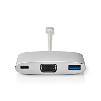 CCTB64760AL02 Usb multi-port adapter | 3-in-1 | usb 3.2 gen 1 | usb-c™ male | usb-a female / usb-c™ fe Product foto