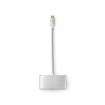 CCTB64760AL02 Usb multi-port adapter | 3-in-1 | usb 3.2 gen 1 | usb-c™ male | usb-a female / usb-c™ fe