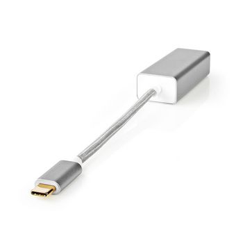 CCTB64950AL02 Usb-netwerkadapter | usb 3.2 gen 1 | 1 gbps | usb-c™ male | rj45 female | 0.20 m | rond | verg Product foto