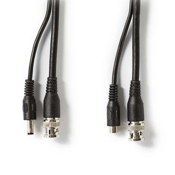 CCTVCA10BK200 Cctv-security kabel | bnc / dc | 20.0 m | rond | pvc | zwart | gift box Product foto