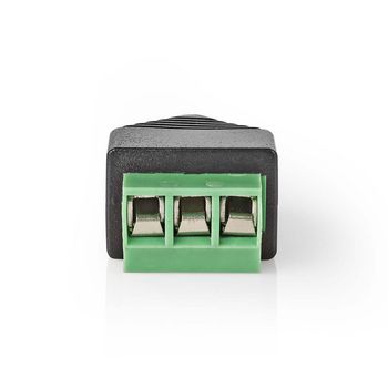 CCTVCM50BK5 Cctv-security connector | 3-voudig aansluitblok | 3,5 mm jack male | male | groen / zwart Product foto