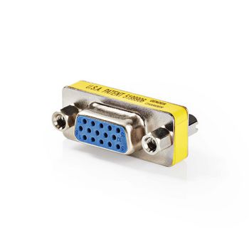 CCVC59810ME Vga-adapter | vga female 15p | vga female 15p | vernikkeld | recht | metaal | metaal | polybag Product foto