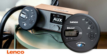 CD-300BK Draagbare bluetooth® cd-mp3-speler met antishock zwart Product foto