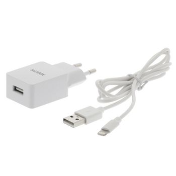 CH-004WH Lader 1-uitgang 2.4 a apple lightning wit Product foto