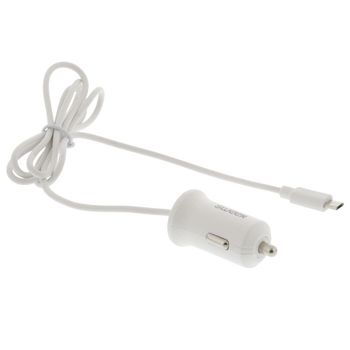 CH-008WH Autolader 2.4 a micro-usb wit Product foto