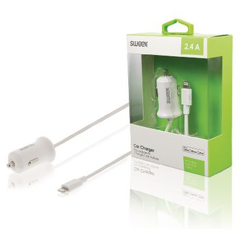 CH-009WH Autolader 2.4 a apple lightning wit