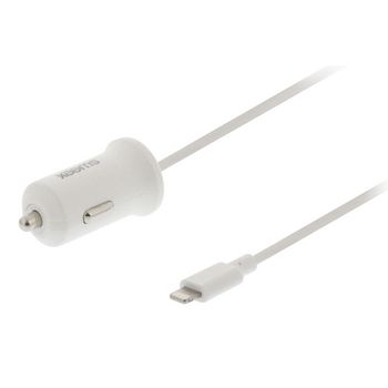 CH-009WH Autolader 2.4 a apple lightning wit Product foto
