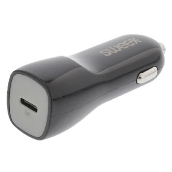 CH-013BL Autolader 1-uitgang 3.0 a usb-c™ zwart Product foto