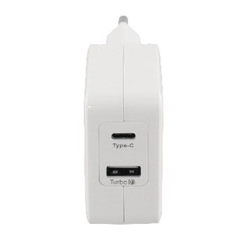 CH-015WH Lader 2-uitgangen 4.8 a usb / usb-c™ wit Product foto