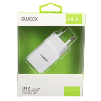 CH-019WH Lader 1-uitgang 2.4 a usb wit Verpakking foto