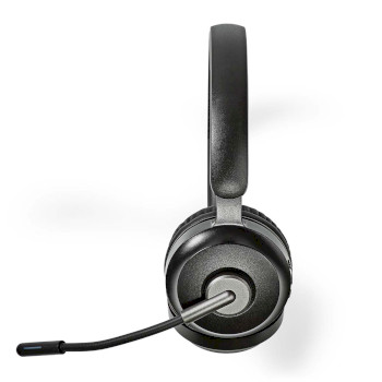 CHSTB310BK Pc-headset | on-ear | stereo | bluetooth | inklapbare microfoon | zwart Product foto