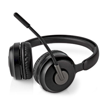 CHSTB310BK Pc-headset | on-ear | stereo | bluetooth | inklapbare microfoon | zwart Product foto