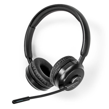 CHSTB310BK Pc-headset | on-ear | stereo | bluetooth | inklapbare microfoon | zwart Product foto