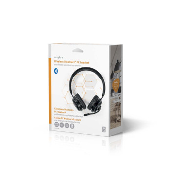 CHSTB310BK Pc-headset | on-ear | stereo | bluetooth | inklapbare microfoon | zwart Verpakking foto