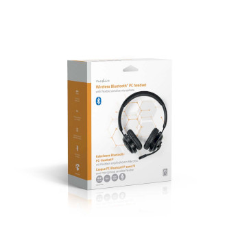 CHSTB310BK Pc-headset | on-ear | stereo | bluetooth | inklapbare microfoon | zwart Verpakking foto