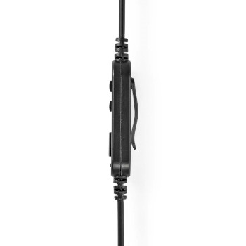 CHSTU110BK Pc-headset | on-ear | stereo | usb type-a / usb type-c™ | inklapbare microfoon | zwart Product foto