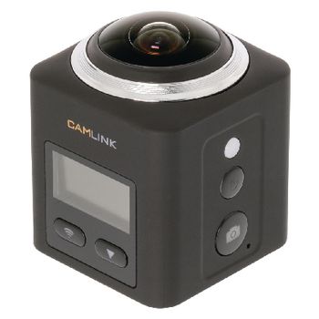 CL-AC360 Full hd action cam 360 ° 2k wi-fi / microfoon zwart Product foto