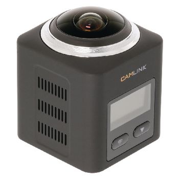 CL-AC360 Full hd action cam 360 ° 2k wi-fi / microfoon zwart Product foto