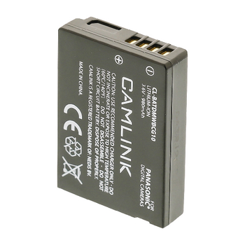 CL-BATDMWBCG10 Oplaadbare lithium-ion camera accu 3.6 v 980 mah