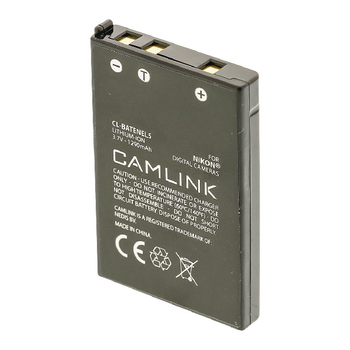 CL-BATENEL5 Oplaadbare lithium-ion camera accu 3.7 v 1290 mah