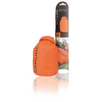 CL-DB005 Outdoor dry bag oranje/zwart 5 l