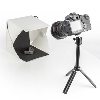CL-LEDSTUDIO20 Professionele foto studio kit In gebruik foto