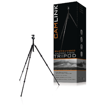 CL-TPCARB2500 Camera / video statief balhoofd 134 cm zwart Verpakking foto