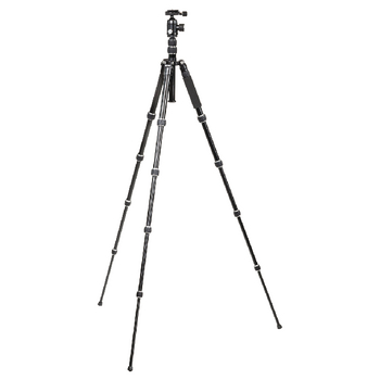 CL-TPPRE23-BL Premium camera / video statief balhoofd 145 cm zwart