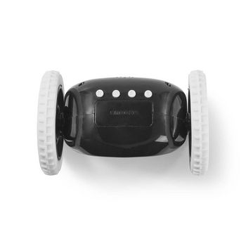 CLAL110BK Digitale rollende wekker | ja | achtergrondverlichting | snoozefunctie | zwart/wit Product foto