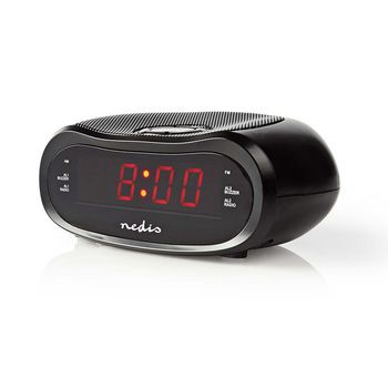 CLAR001BK Digitale wekkerradio | led-scherm | tijdprojectie | am / fm | snoozefunctie | slaaptimer | aantal al Product foto