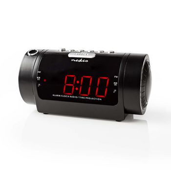 CLAR005BK Digitale wekkerradio | led-scherm | tijdprojectie | am / fm | snoozefunctie | slaaptimer | aantal al Product foto