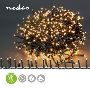 CLCC700 Kerstverlichting | compacte cluster | 700 led\'s | warm wit | 14.00 m | licht effecten: 7 | binnen &  Product foto