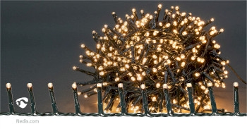 CLCC700 Kerstverlichting | compacte cluster | 700 led\'s | warm wit | 14.00 m | licht effecten: 7 | binnen &  Product foto