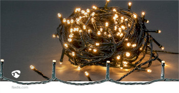 CLLS180 Kerstverlichting | koord | 180 led\'s | warm wit | 13.50 m | licht effecten: 7 | binnen & buiten | ne Product foto