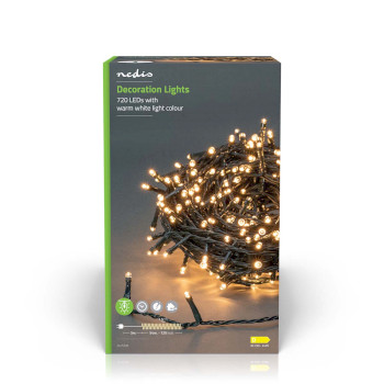 CLLS720 Kerstverlichting | koord | 720 led\'s | warm wit | 54.00 m | licht effecten: 7 | binnen & buiten | ne  foto